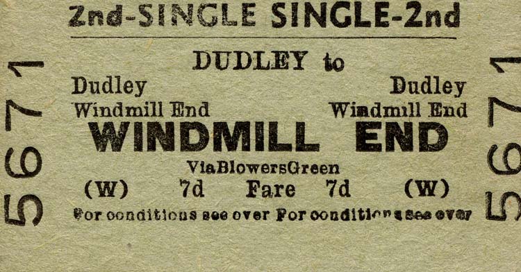 Windmill End ticket